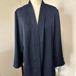 Chico's Navy Long Jacket
